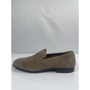 BOSS Shoes Mens Size 9.5 Beige Suede Gavrie_Loaf_sd Slip On Dress Loafers New